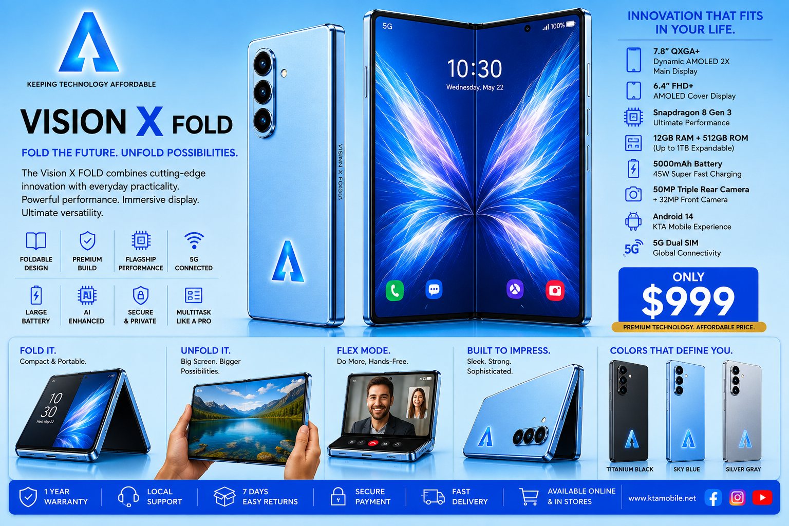 Vision X smartphone